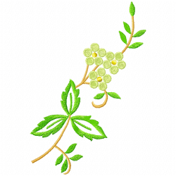Flowers And Tree Embroidery Design 2 Flowers And Tree Embroidery Design 2